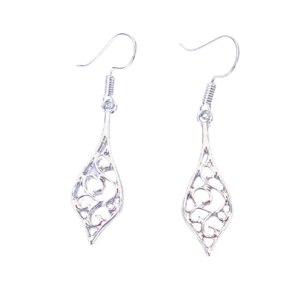 Vacay Vibes Silver Earrings